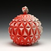Red Globe Jar