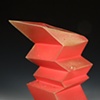 Geometric Vaz Red/Pink