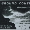 Documentation: Ground Control exhibition, organized by Liena Vayzman, Brooklyn NY.