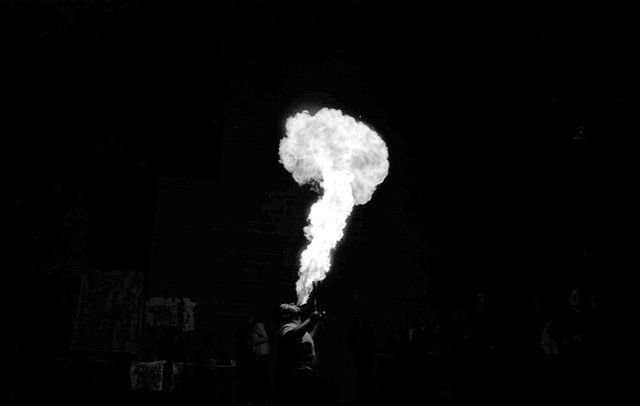 Fire Eater, Florence, Italy