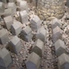 The Great Divide - concrete houses, detail