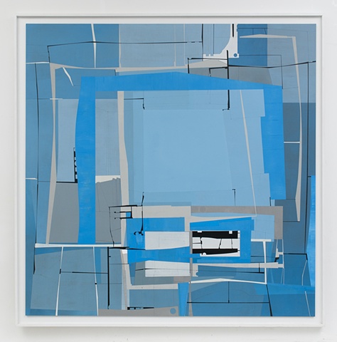 Constructivist/ Architectural painting/ James Kennedy/ www.jameskenedyonline.com
