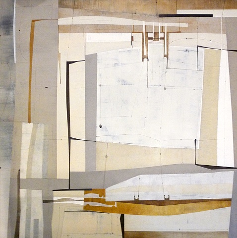Mixed Media painting by Irish abstract painter James Kennedy