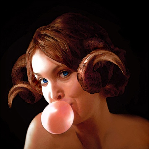 Flirty Faun (after G�r�me)