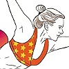 Dandayamana-Dhanurasana
Standing Bow Pulling Pose