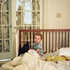 Finn in his crib