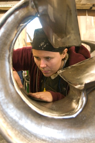 fileing the edges true on a rocker