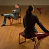 Ruffle chair and Stools