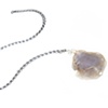 Purple Agate Necklace