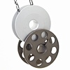 Double Spool Aluminum/Bronze (detail)