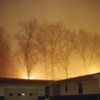 The sky is on fire