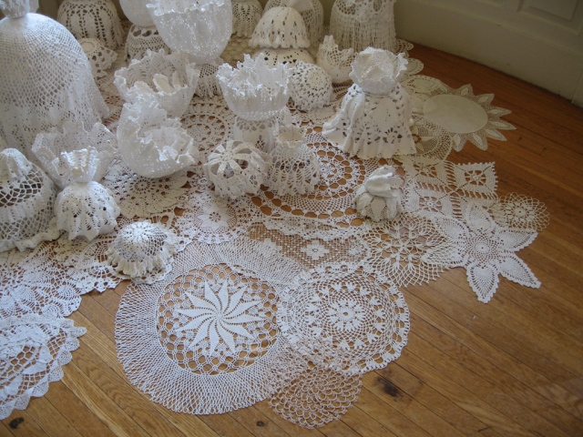 Doily Cakes - detail