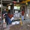 Removing investments from kiln