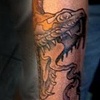 Matt's arm.  Sunday's couldn't get more fun than this!
