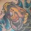 Trish's leg cover up