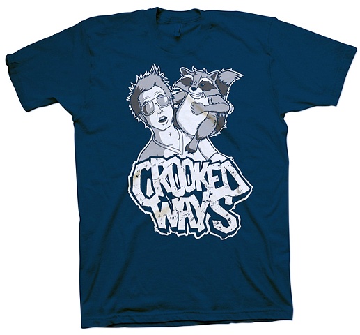 Crooked Ways T-Shirt Design