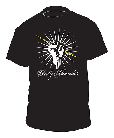 Only Thunder T-Shirt Design