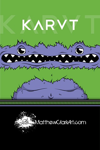 KARVT Laser Monster iPhone 4 Wallpaper