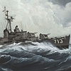 USS Kenneth D. Bailey DDR713, 1958, North Atlantic