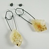 Pentagon Crystal Earrings
