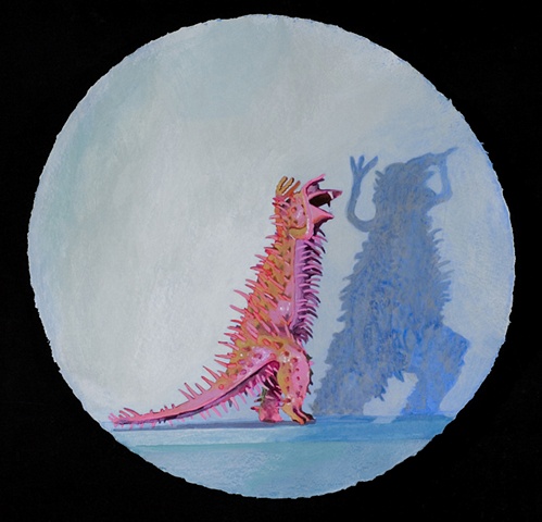 "Profile of a Ferocious Pink Monster"
