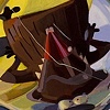 "Portrait of an Angry Beaver in a Cracked Capsule"