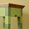 Green Stripe Table