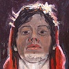 Self Sketch, Looking Down on a Mirror