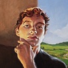 Self Portrait in Cortona