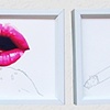 Lips Triptych