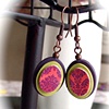 MICHELLE French Damask Dangle Earrings