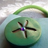 STARFISH Meadow Green Ponytail Holder