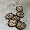 WOODSY INITIAL Monogram Wine Glass Charm Identifier