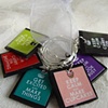 KEEP CALM Wine Glass Charm Identifier