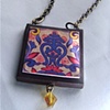 CHINOISSERIE Transfer Art Pendant Necklace