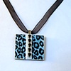 BLUE CHEETAH Rhinestone Pendant/Necklace