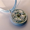 SAND DOLLAR Shimmering Rhinestone Pendant/Necklace