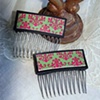 FRENCH Country Meadow Damask Combs
