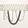 ONE-OF-A-KIND BEADED LACE NECKLACE
#B27