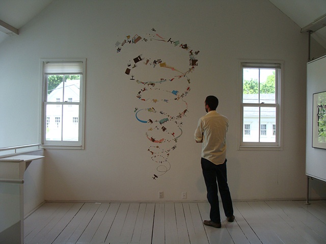 Justin Richel Installation at Center for Maine Contemporary Art, Rockport, ME. 