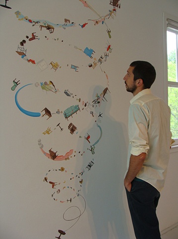 Justin Richel Installation at Center for Maine Contemporary Art, Rockport, ME. 