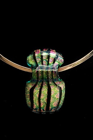 046 Dichroic Glass Pendant