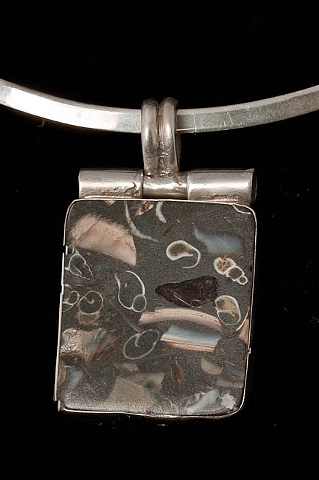 011 Fossil Necklace with Silver Neckwire
