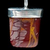 052 Sterling and Jasper Pendant 