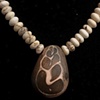 047 Marine Fossil and Bone Necklace