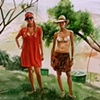 Adri and Cata on the Hill