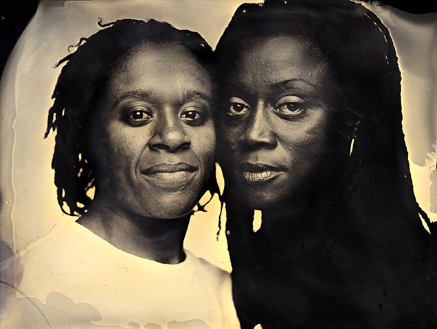 Collodion Series: King and Treina; photograph by Kari Orvik