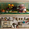 Display case Diorama with Artifacts