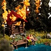 "Cabin Fire" - Detail
