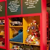 Display case with Artifacts 
